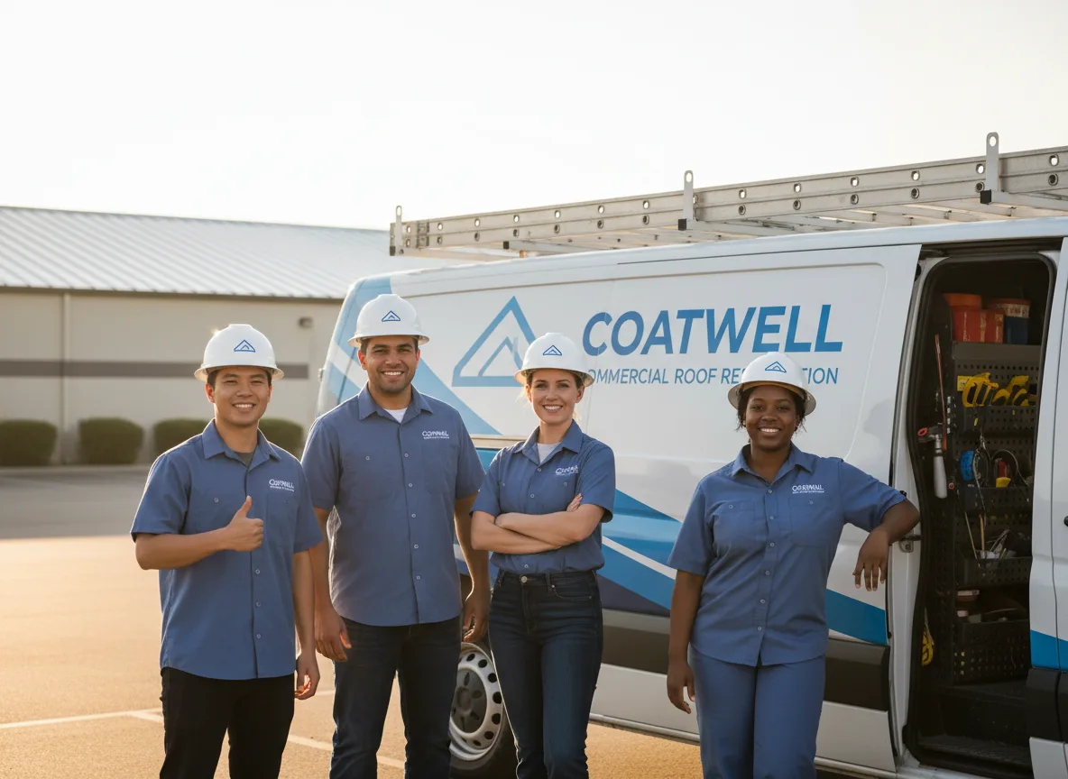 Commercial roof coating company in Wilsonville, IL